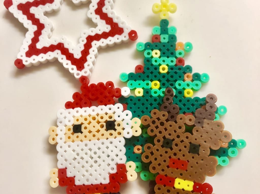 クリスマスアイロンビーズ